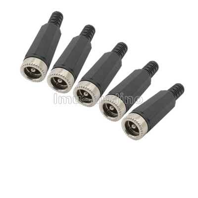 10Pcs 5.5x2.1mm DC Power Female Jack Socket Welding Soldered Barrel Connector