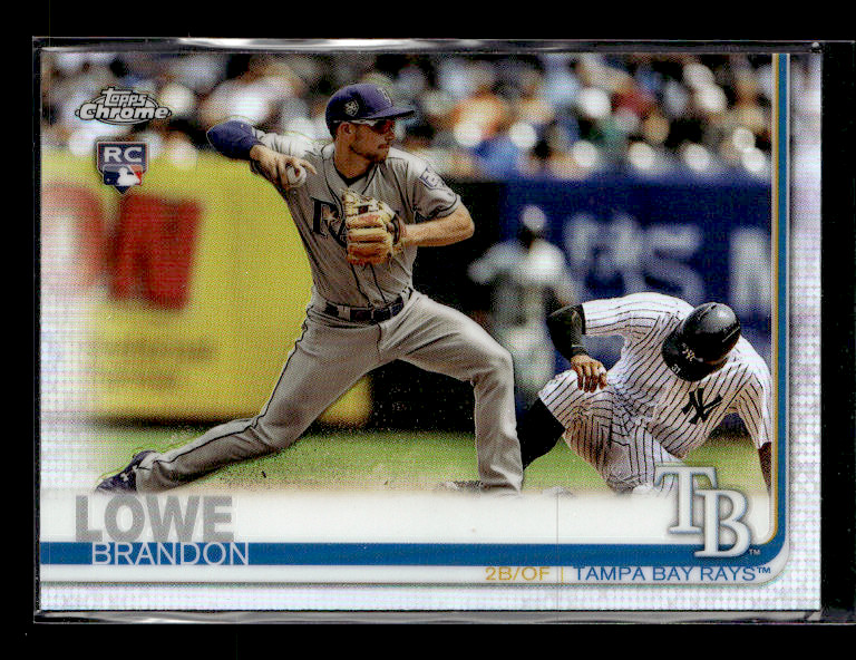 2019 Topps Chrome #151 Brandon Lowe Refractor Rookie RC