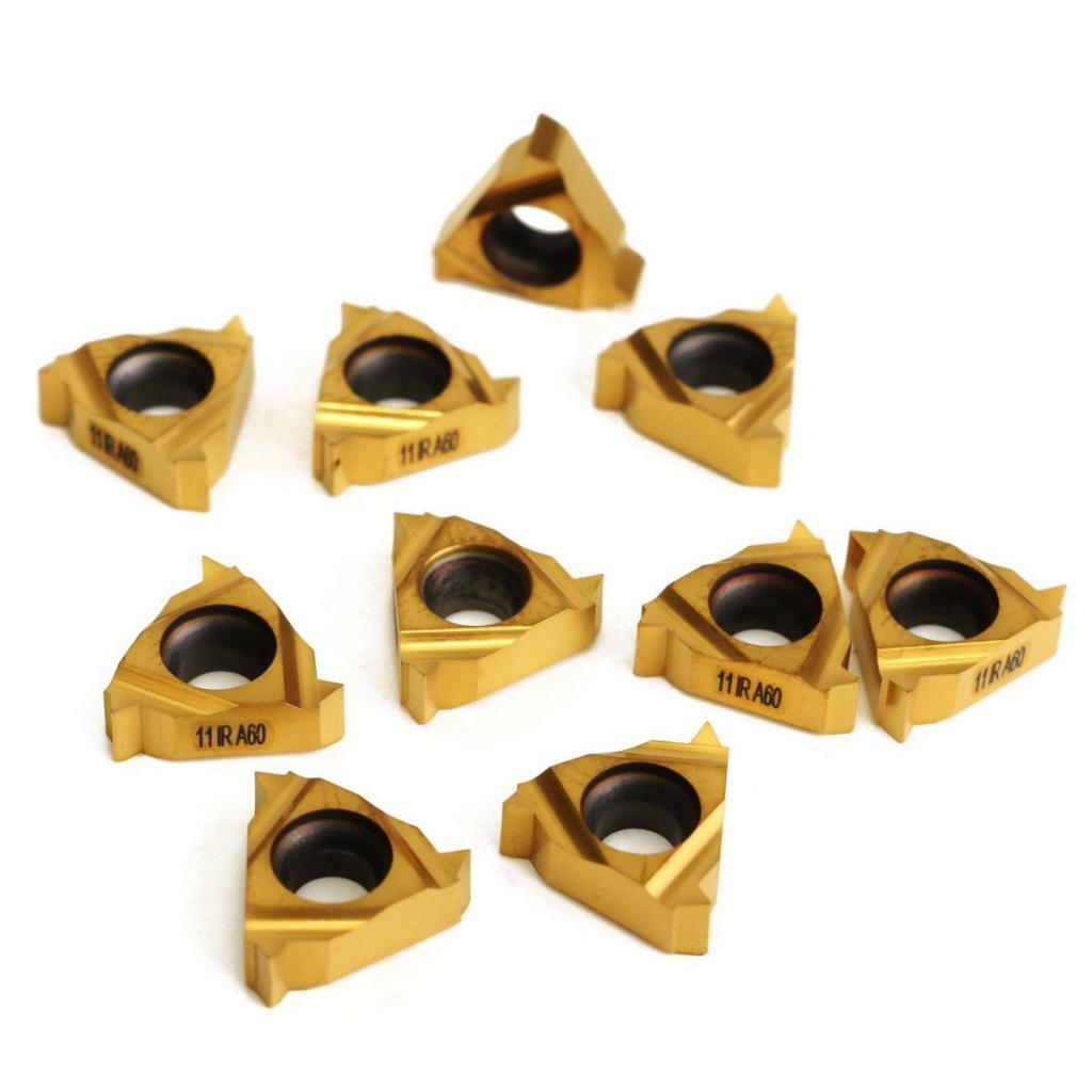 Utensili Tornio Professionali Kit 14 Pezzi Per Filettatura - Portautensili SER 1010H11 E SNR0010K11 Con Inserti In Carburo Inserto Filettato