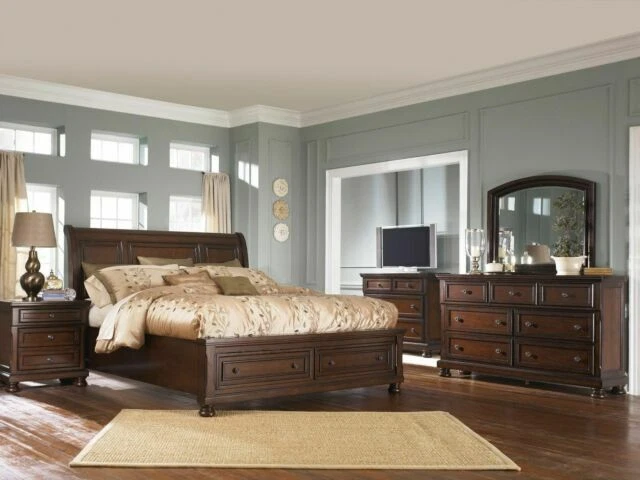 Ashley Furniture Wood Bedroom Furniture Sets