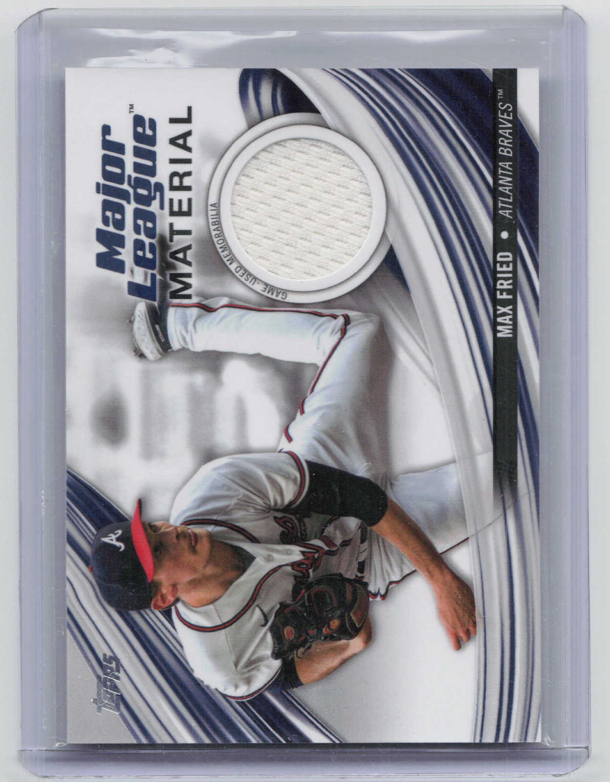 2023 Topps #MLM-MF Max Fried Major League Material Relics (Series One)