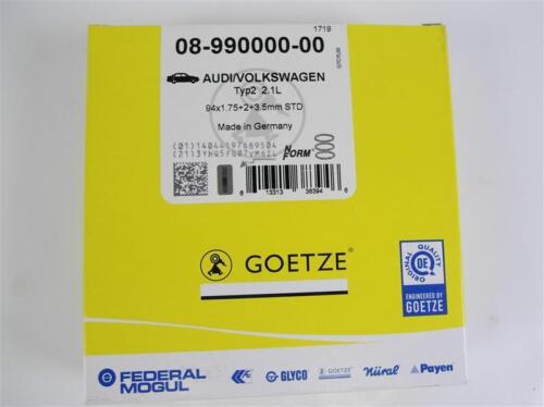 4x Kolbenringe GÖTZE VW BUS T3 2,1l Kolbenring Satz DJ SR SS MV WBX Wasserboxer - Bild 3 von 3