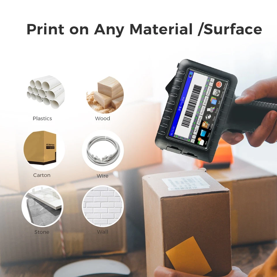 JWM Handheld Inkjet Printer Gun for Text, Barcodes, QR Code Print on Any Surface - Image 3 of 4