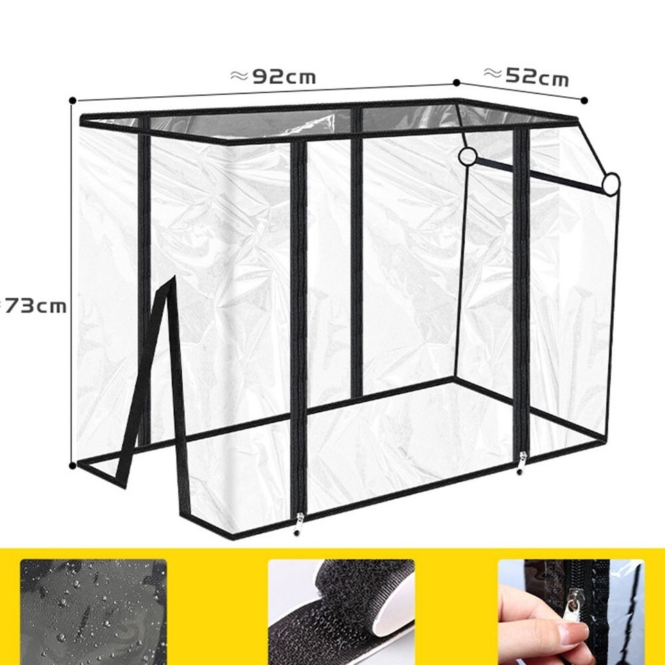 Outdoor Essentials Rain Cover and Mesh Net Cover for Camping Wagon Cart