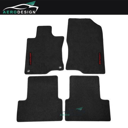 Fits 0914 Acura TSX Floor Mats Carpets Front Rear Black Nylon with SPORT eBay