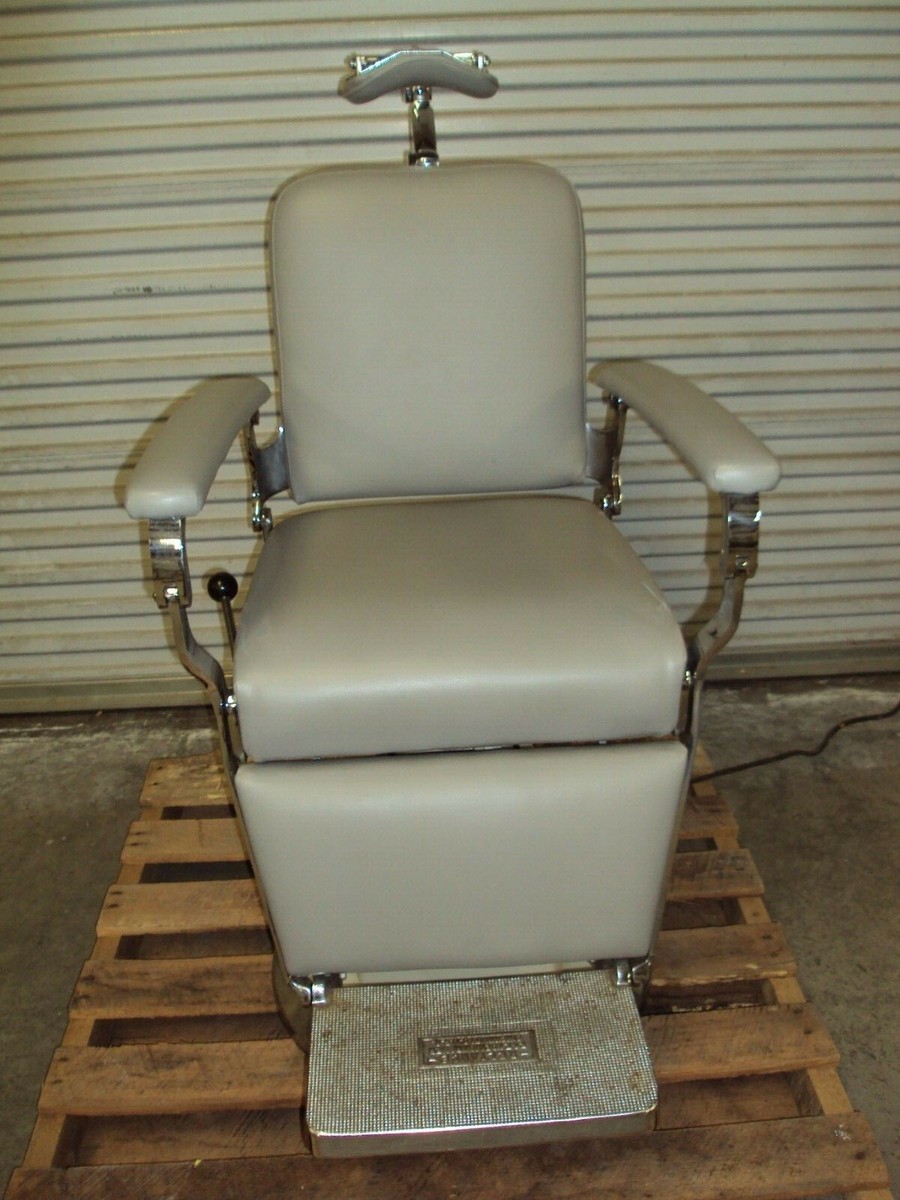 Reliance Koenigkramer Barber Chair Antique Vintage Electric Optometry Exam - Main Image