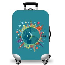 WUJIAONIAO Travel Luggage Cover Baggage Suitcase Cover Protector Skins 18-32 ...