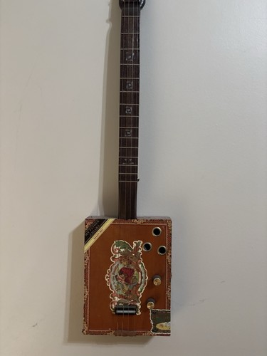 My Father Cigars 3-String Boom Drive Cigar Box Guitar Brown Wood 2016