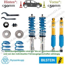 Bilstein B16 Gewindefahrwerk 30-50mm Tieferlegung für Audi TT 8N3, Bj. 1998-2006