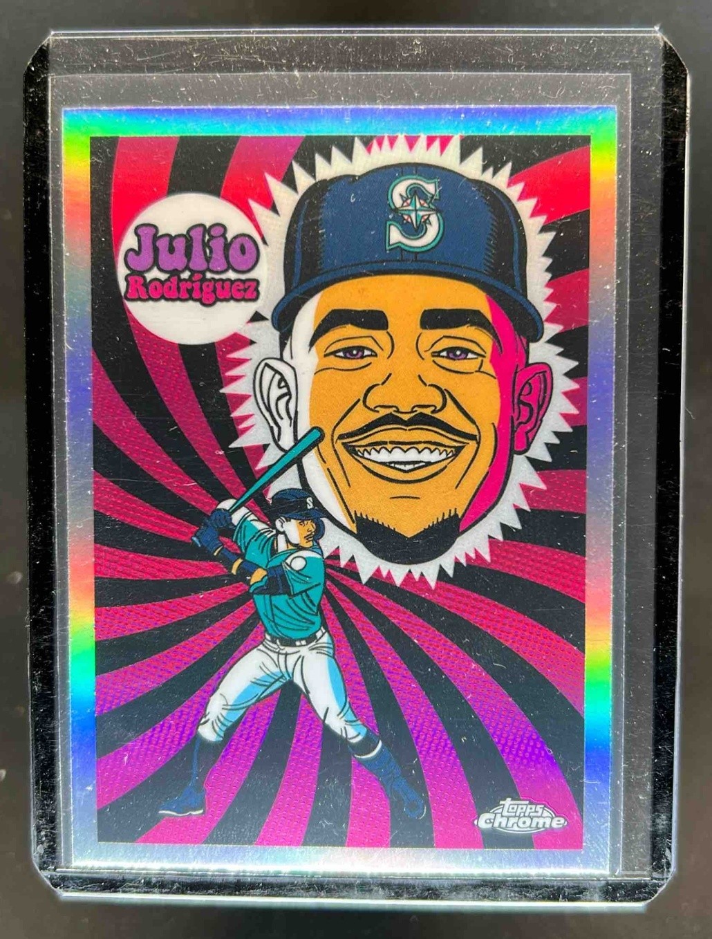 2023 Topps Chrome Julio Rodriguez Ultraviolet All-Stars #UV-7 Mariners