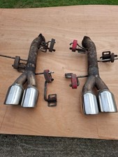 Maserati / 3200 gt Pair of Rear Straight Through Exhausts Chrome Tips