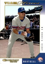 2002 Donruss Baseball Card # 305 Jose Vidro