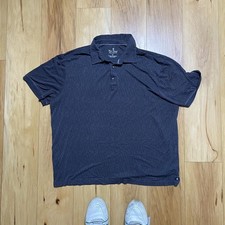 Nat Nast Luxury Bowling Men's Size Xl Black Short Sleeve Athletic Polo Shirt