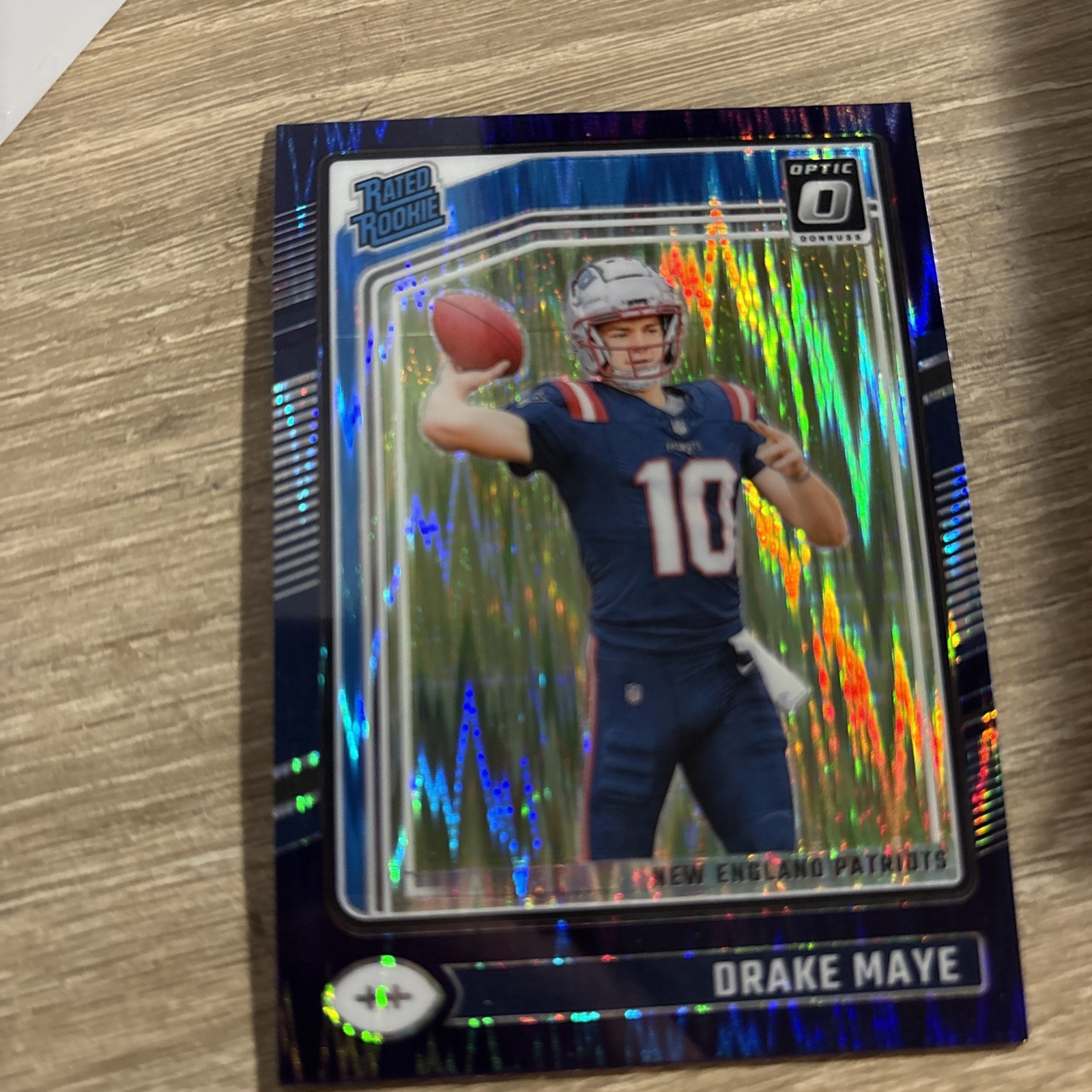 2024 Panini Donruss Optic - Rated Rookie Drake Maye #229 Purple Shock Prizm📈🔥