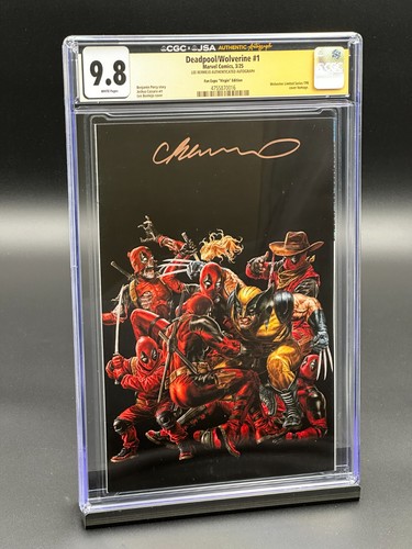 Deadpool / Wolverine #1 CGC 9.8 JSA (2025) - Signed Bermejo Virgin Edition