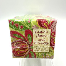 Greenwich Bay Passion Flower And Olive Oil Butte Soap Lot Of 6 Bars/6.35oz Each