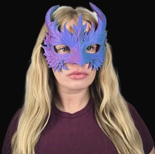 Dragon Mask Cosplay Costume High Quality – Halloween Party Accessory One Size