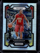 2024 Panini Prizm Draft Picks Collegiate DeMar DeRozan Hyper #64 Trojans