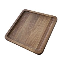 Holzteller, Eichenteller, Schale, Tablett, Eichenholz, Mittelalter, 25 cm, Natur