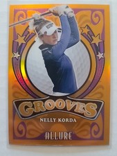 2026 Upper Deck Allure Golf Grooves Nelly Korda #GV-9 Orange