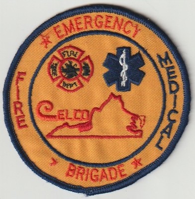 Celco VA Emergency Brigade very old patch ship from Australia
