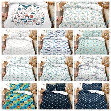3D Whale Dolphin Pattern Cartoon Quilt Cover Duvet Cover Comforter set