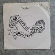 GREG LAKE:  I Believe In Father Christmas, Manticore 1982 Germany EX