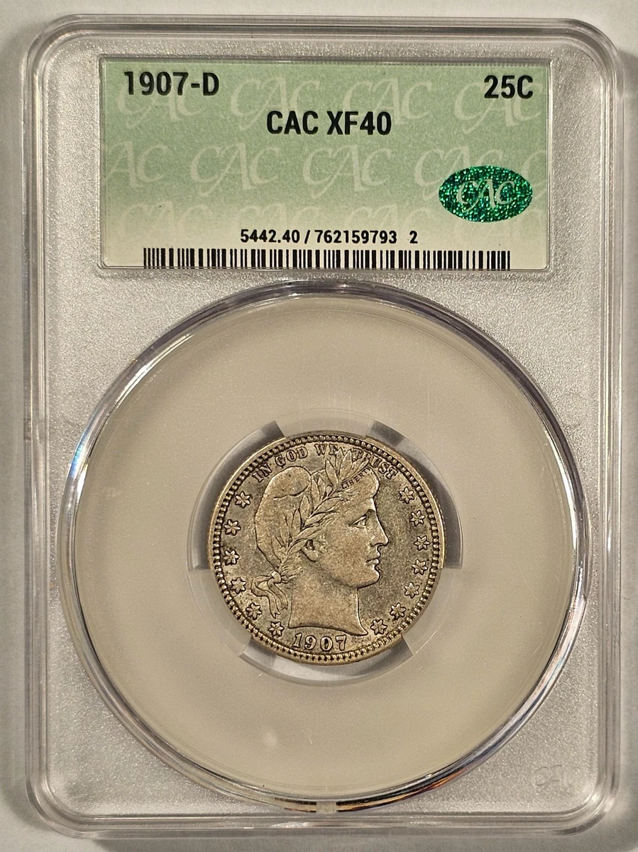 1907 Year Barber Quarters (1892-1916) for sale | eBay