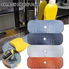 2-Pack Silicone Faucet Mat Sink Splash Guard