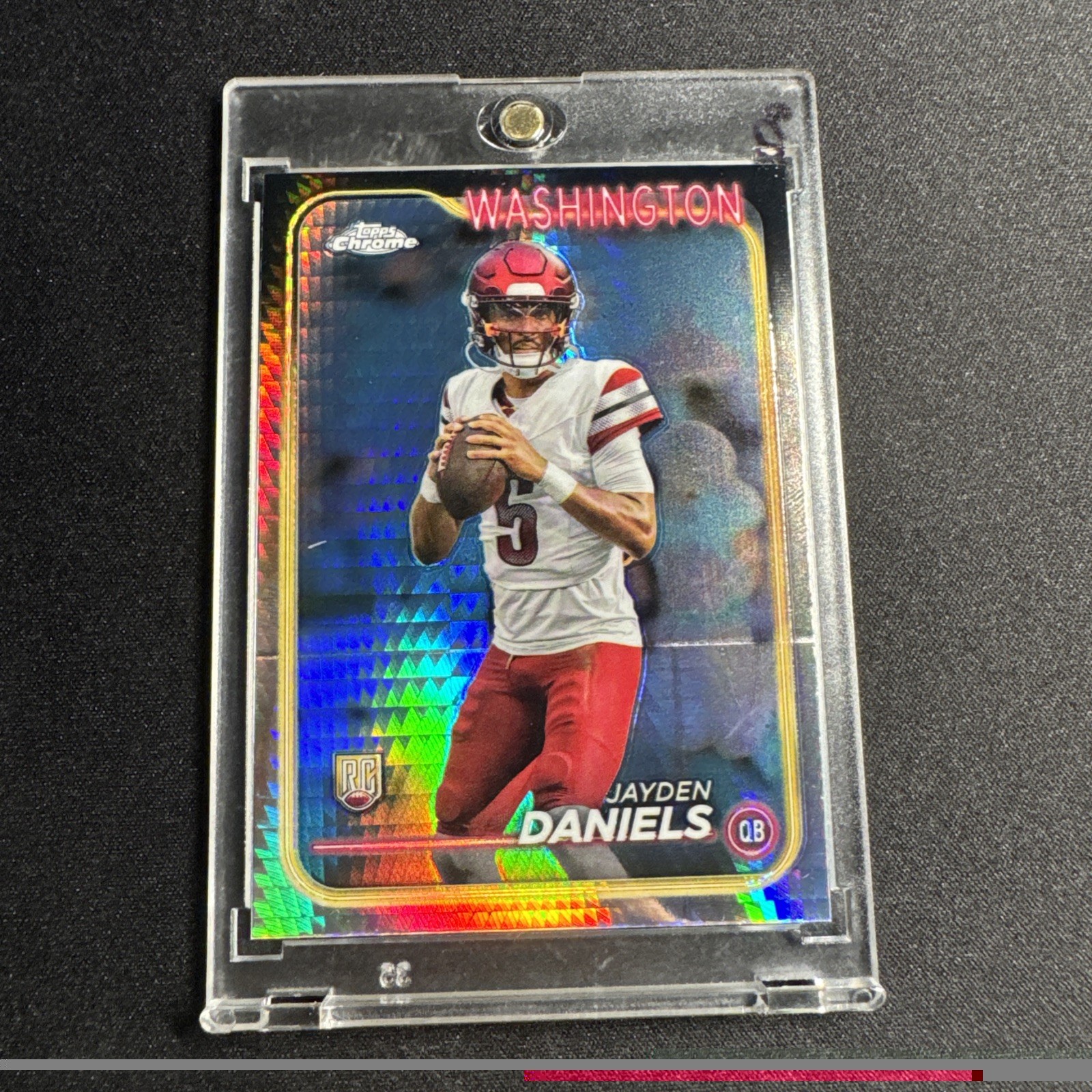2024 Topps Chrome - Rookies Jayden Daniels #201 X-Fractor (RC)