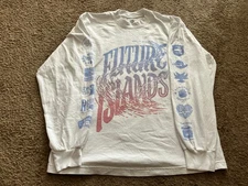 Future Islands Shirt Long Sleeve Mens Medium Los Angeles Apparel Sam Herring