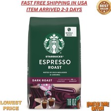 Starbucks Espresso Roast Whole Coffee Beans Dark Roast Hot or Iced Coffee 18