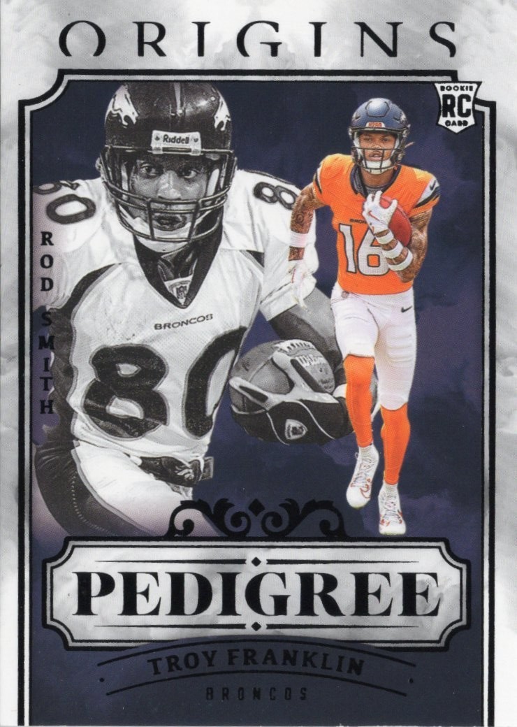 d Smith / Troy Franklin #20 2024 Panini Origins Pedigree Rod Smith / Troy Frankl