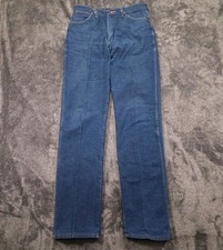 Vintage Wrangler 13MWZ Jeans Mens 34x36 Blue Scovill Zipper USA Made Cowboy 80s