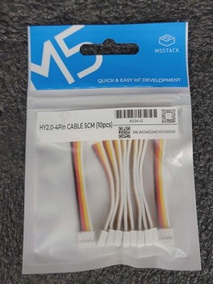 M5Stack A-034G HY2.0-4Pin Cable 5CM 10pcs