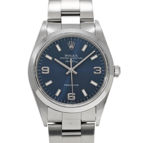 ROLEX Air-King 14000M blue WATCH 730127