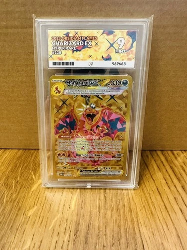 Charizard EX 228/197 Hyper Rare Obsidian Flames ACE 9 Mint Pokemon