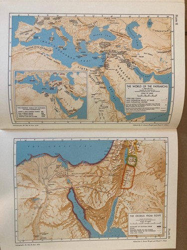 WESTMINSTER PRESS HISTORICAL MAPS OF BIBLE LANDS CHRISTIANITY HISTORY HOLY SITES - Picture 4 of 4