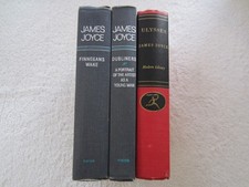 James Joyce 3 Volume Set: Ulysses/Finnegan wake/Dubliners Viking Press Hardcover