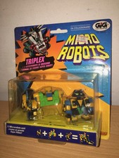 Galoob Micro Machines Z-Bots ZBots TRIPLEX SET of 3 ROBOTS #8 MOC, 1993