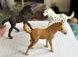 Schleich 3 x ponies vgc