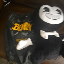 Bendy and the Ink Machine   - JUMBO BENDY Plush w/ Drawstring Bag BATIM 
