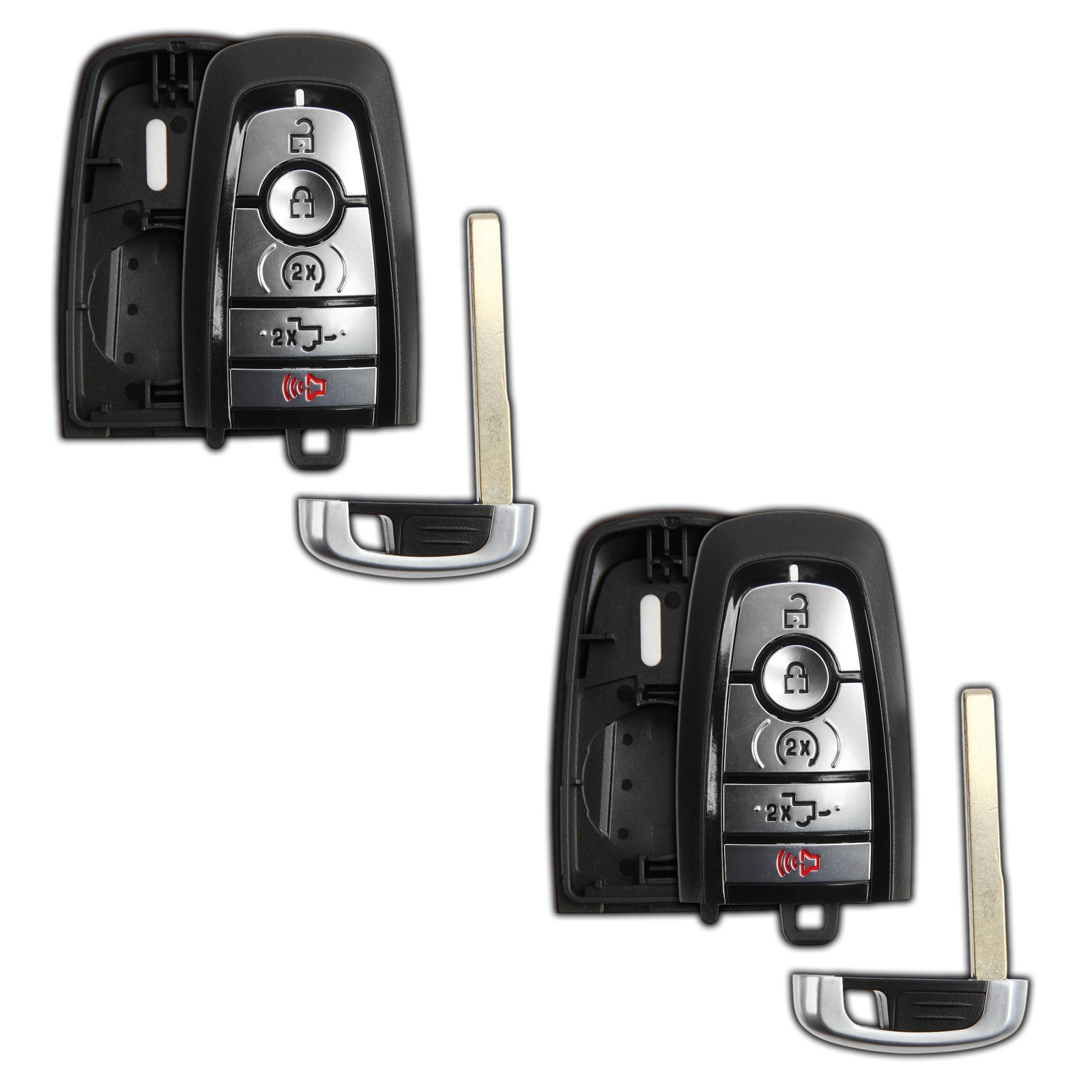 2 Key Fob Remote Shell Case Replacement for Ford Prox Lift Gate M3N-A2C93142600