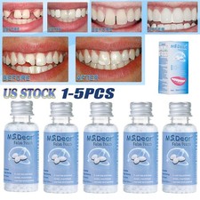 1-5x Temporary Tooth Repair Moldable Fix Broke Gap Teeth False Teeth Solid Glue