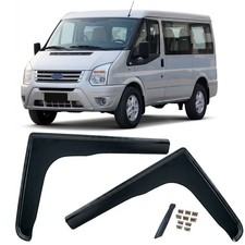 Windabweiser Regenabweiser Windschutz Schwarz für Ford Transit 2006-2014