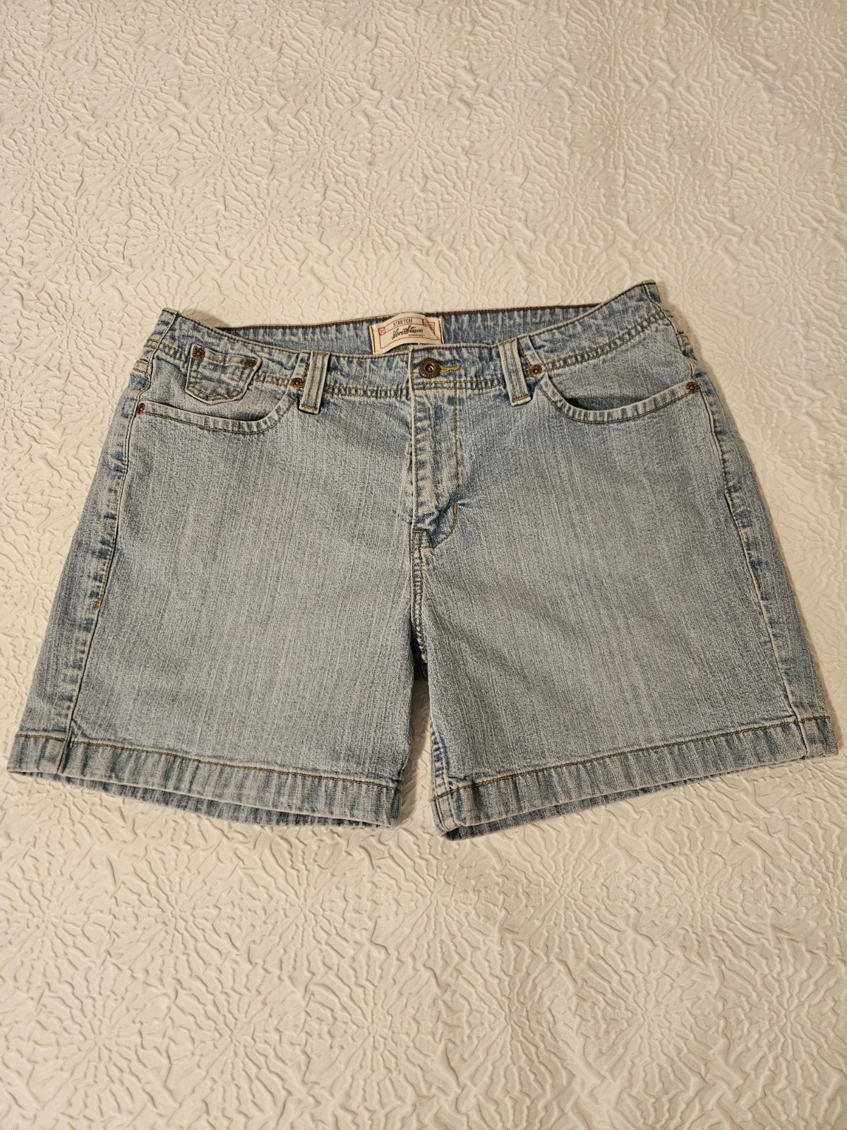 Vintage Levi Strauss Signature Denim Ladies Shorts Size Misses 14