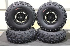 HONDA PIONEER 1000 27" BEAR CLAW ATV TIRE & VIPER BLK WHEEL KIT 13710K 