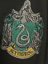 Harry Potter teens Slytherin House Button Front Cardigan Sweater Size L