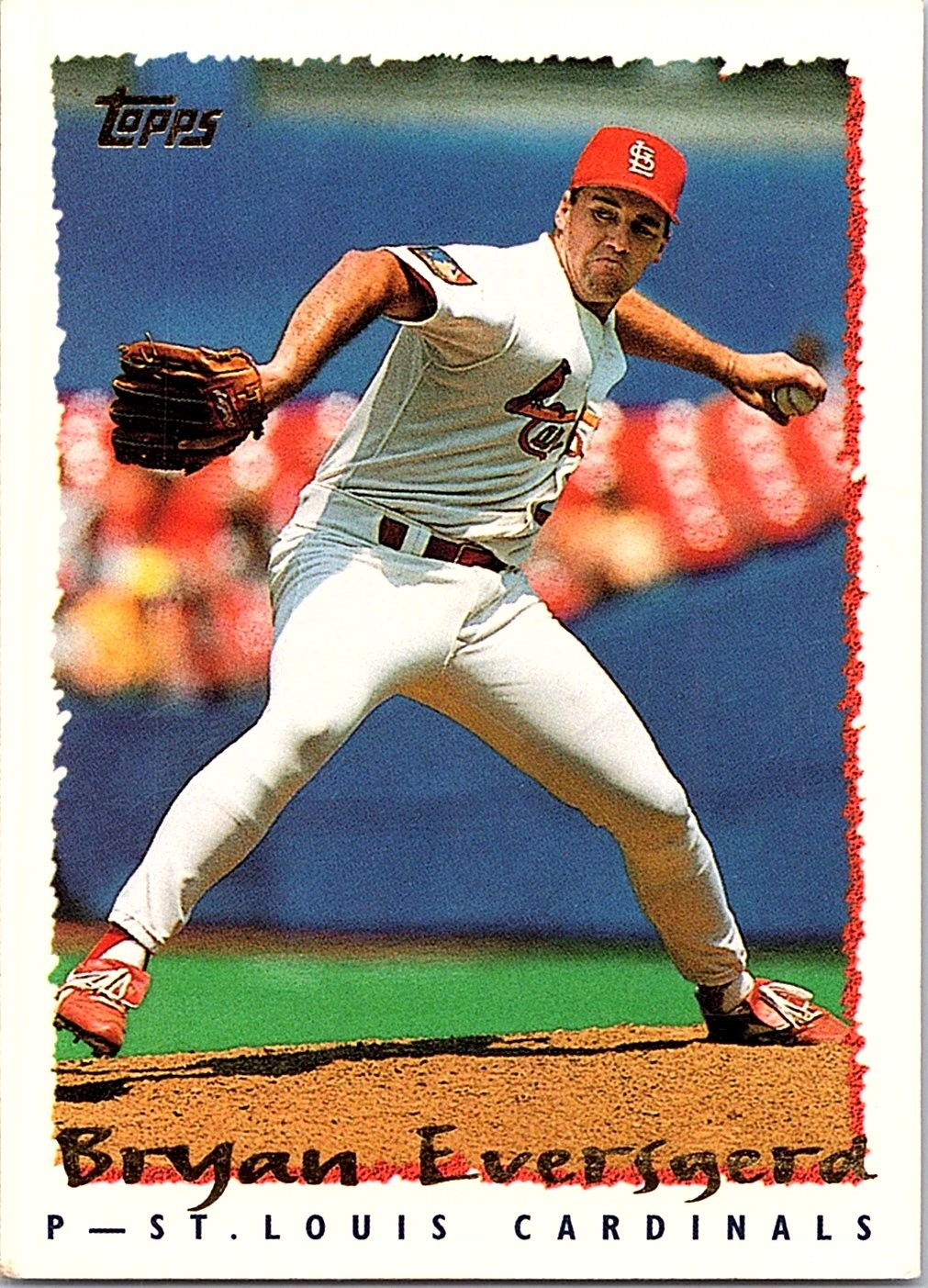 1995 Topps #481 Bryan Eversgerd St. Louis Cardinals