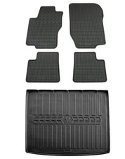 Gummi Fußmatten Kofferraumwanne für Mercedes W164 ML 2005-2011 Gummimatten Set